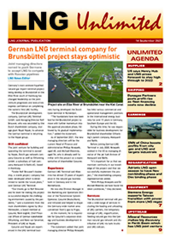 LNG Unlimited – 14 September 2021