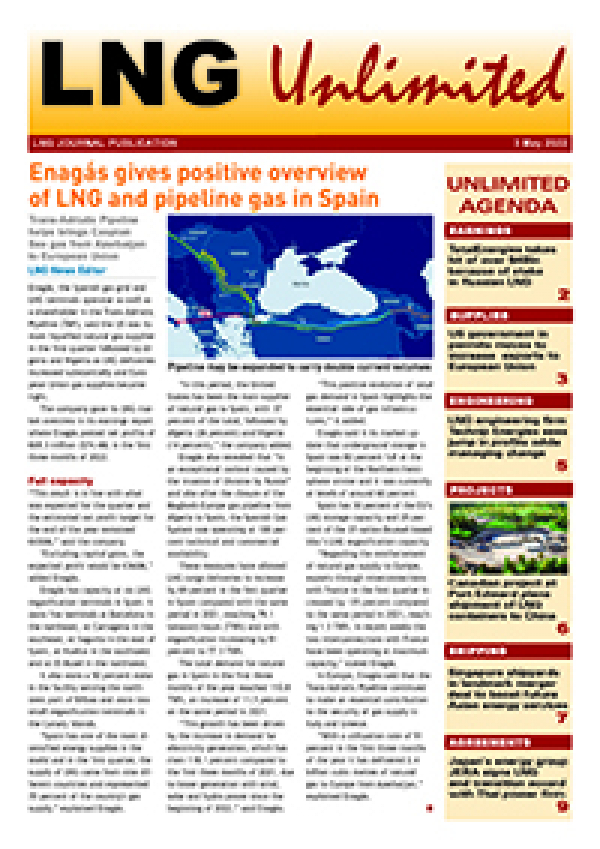 LNG Unlimited – 3 May 2022