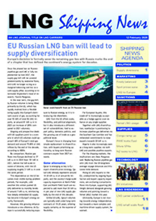 LNG Shipping News - 12 Feb 2026