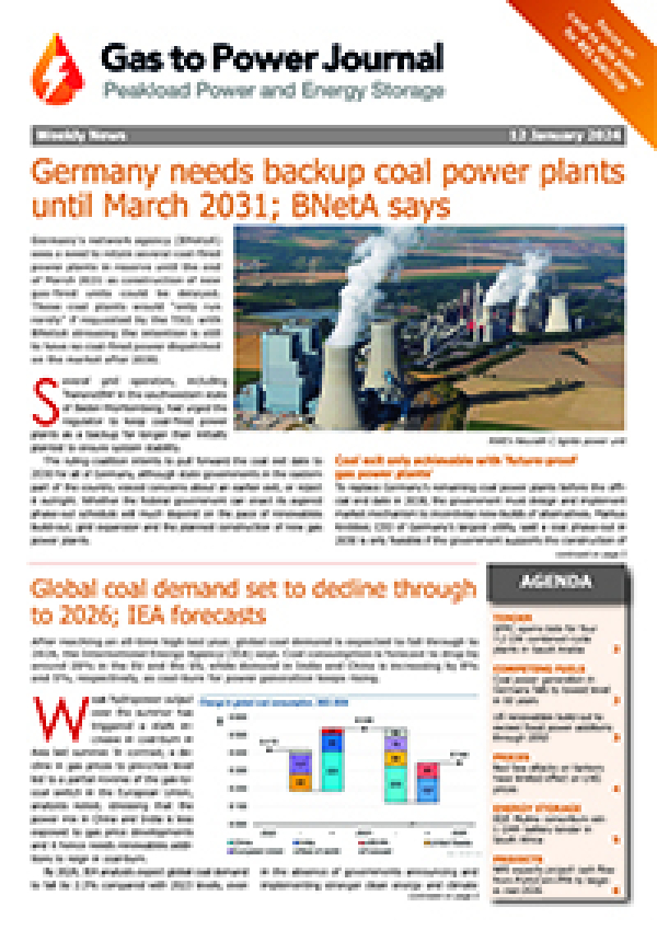 Gas to Power – January 12, 2024