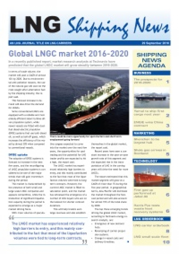 LNG Shipping News - 29 September 2016