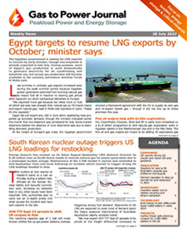 Gas to Power – July 28, 2023