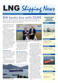LNG Shipping News - 15 October 2015