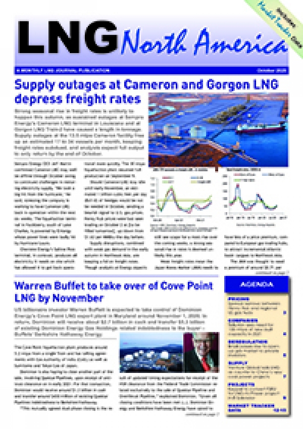 LNG North America – October 2020