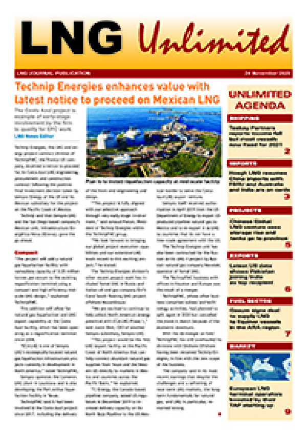 LNG Unlimited – 24 November 2020