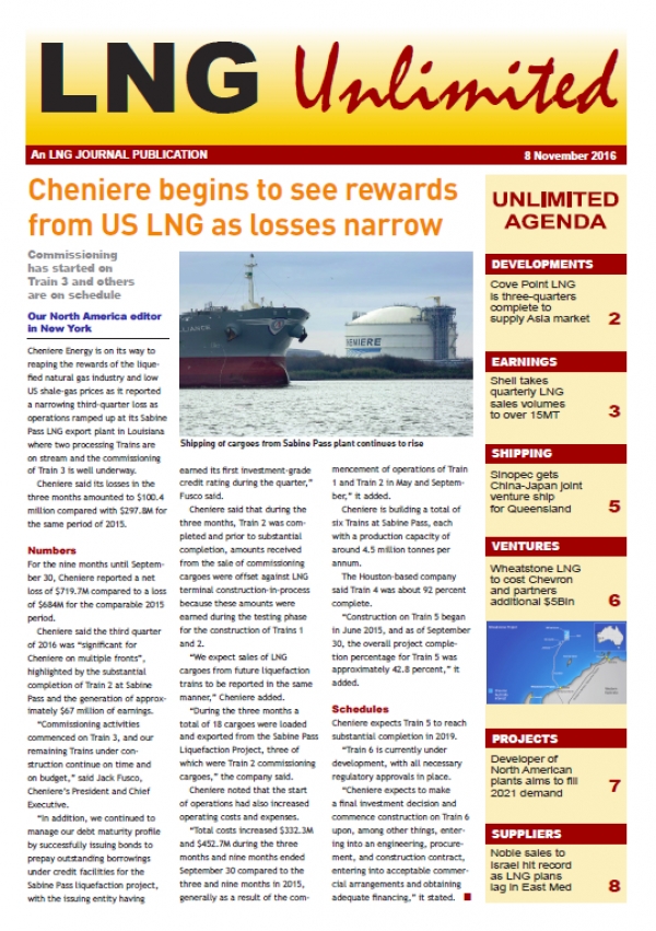 LNG Unlimited – 8 November 2016