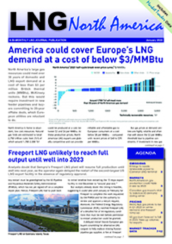 LNG North America – January 2023