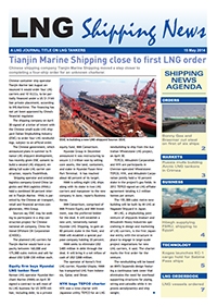 LNG Shipping News - 15 May 2014