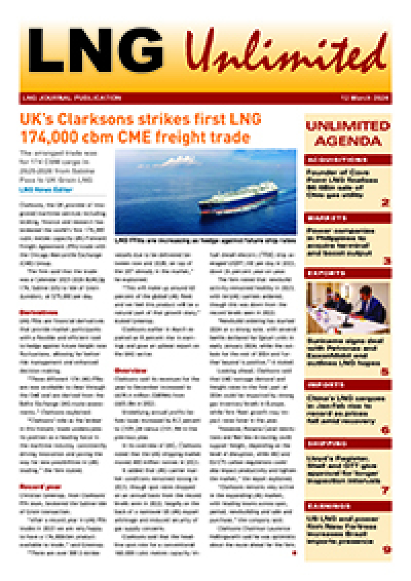 LNG Unlimited – 12 March 2024
