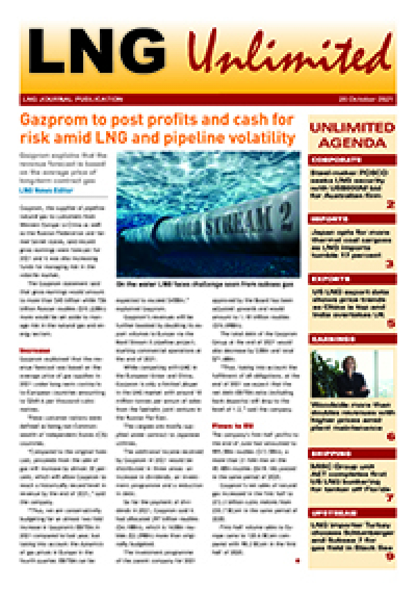 LNG Unlimited – 26 October 2021