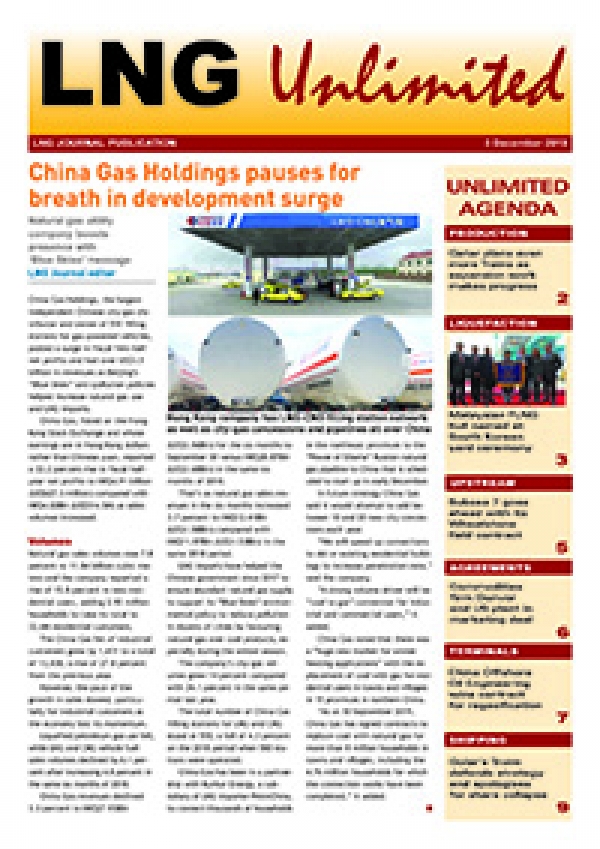LNG Unlimited – 3 December 2019