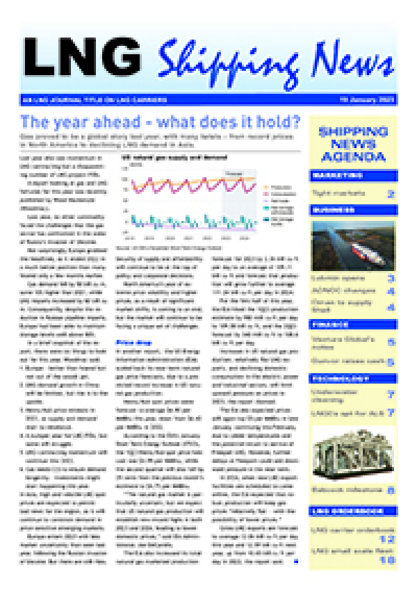 LNG Shipping News - 19 Jan 2023
