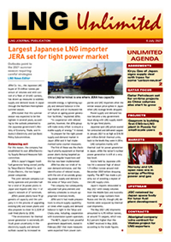 LNG Unlimited – 6 July 2021