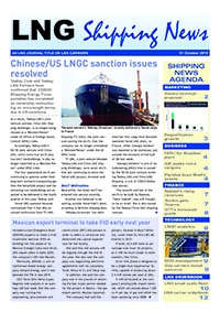 LNG Shipping News - 31 October 2019