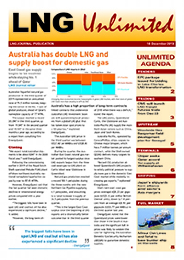 LNG Unlimited – 10 December 2019