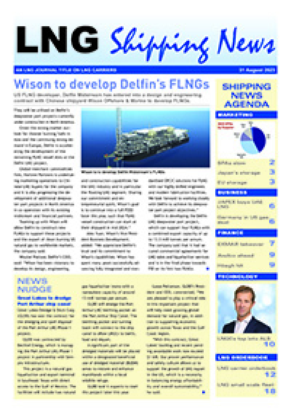LNG Shipping News - 31 August 2023
