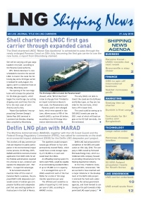 LNG Shipping News - 21 July 2016