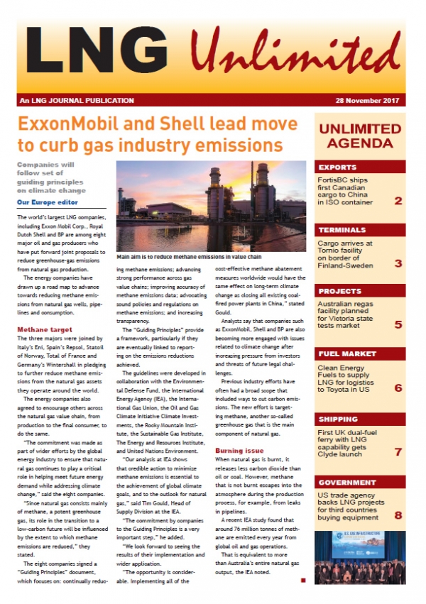 LNG Unlimited – 28 November 2017